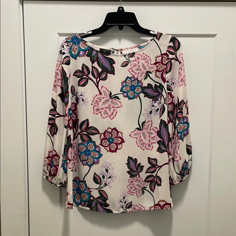 Talbots Floral Blouse